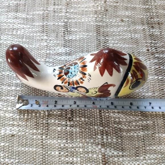 Set of 3 Talavera Ceramic Vintage Figurines Bird, Owl, and Fish Set - Picture 5 of 15